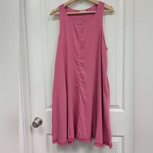 Kleen Pink Sleeveless Mini Dress